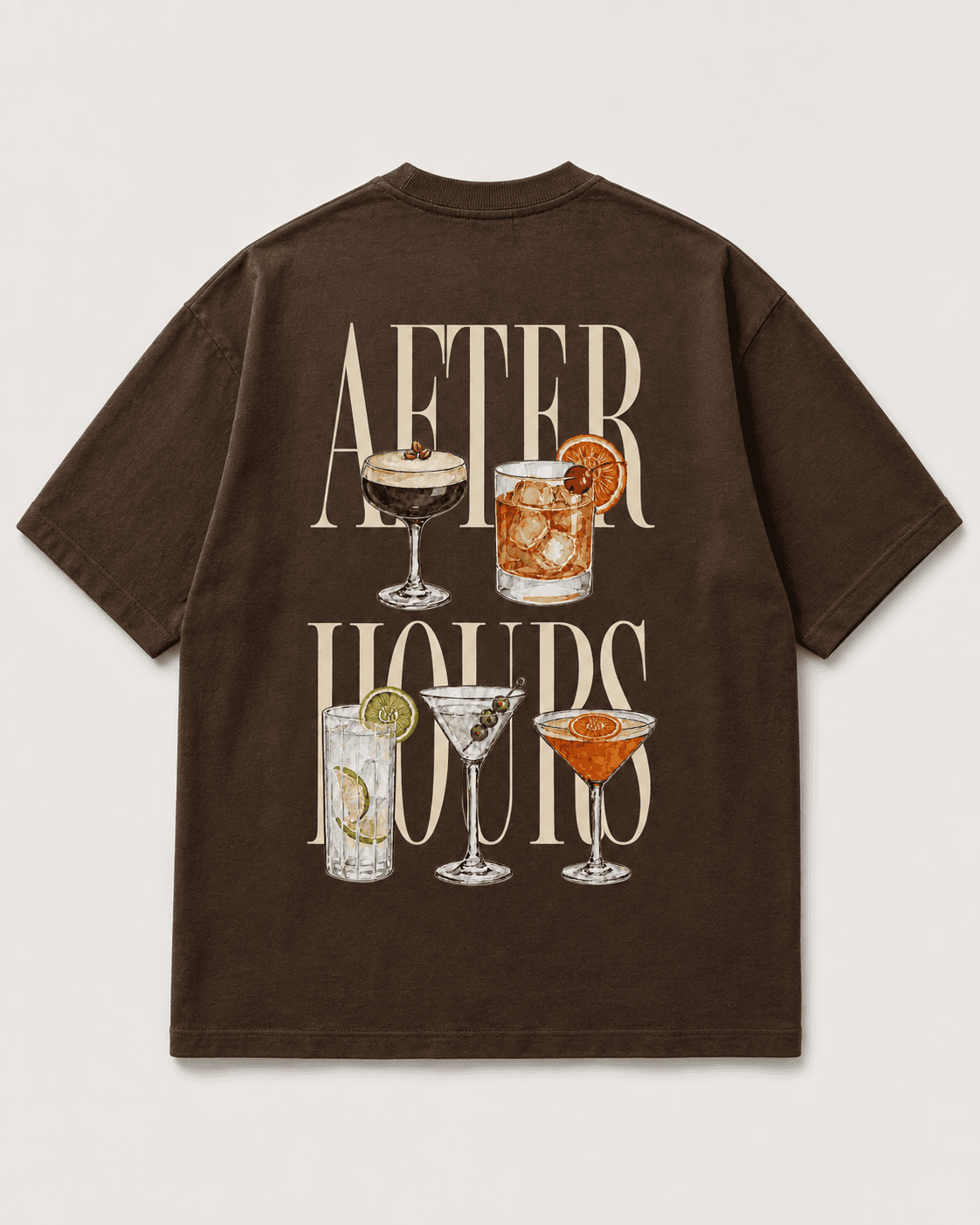 After Hours — Espresso Tee — Detail View 2